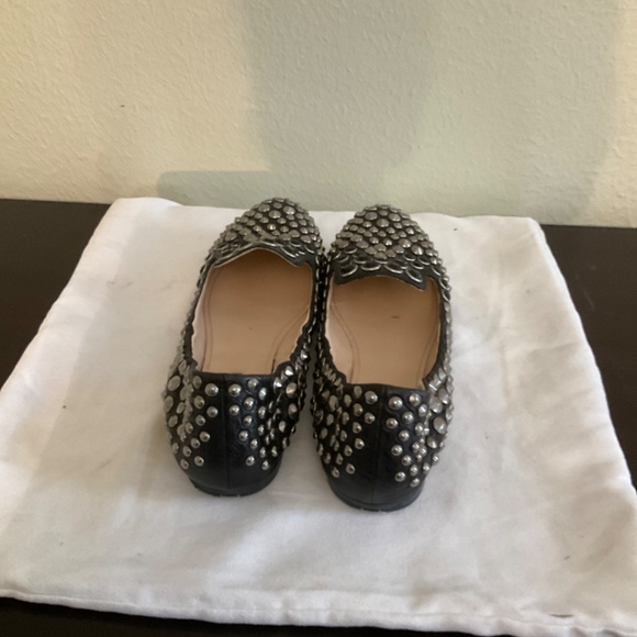 Prada  black studded flat - Picture 3 of 5